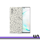 Beige Art Doodle Skin for Samsung Note 10 Plus